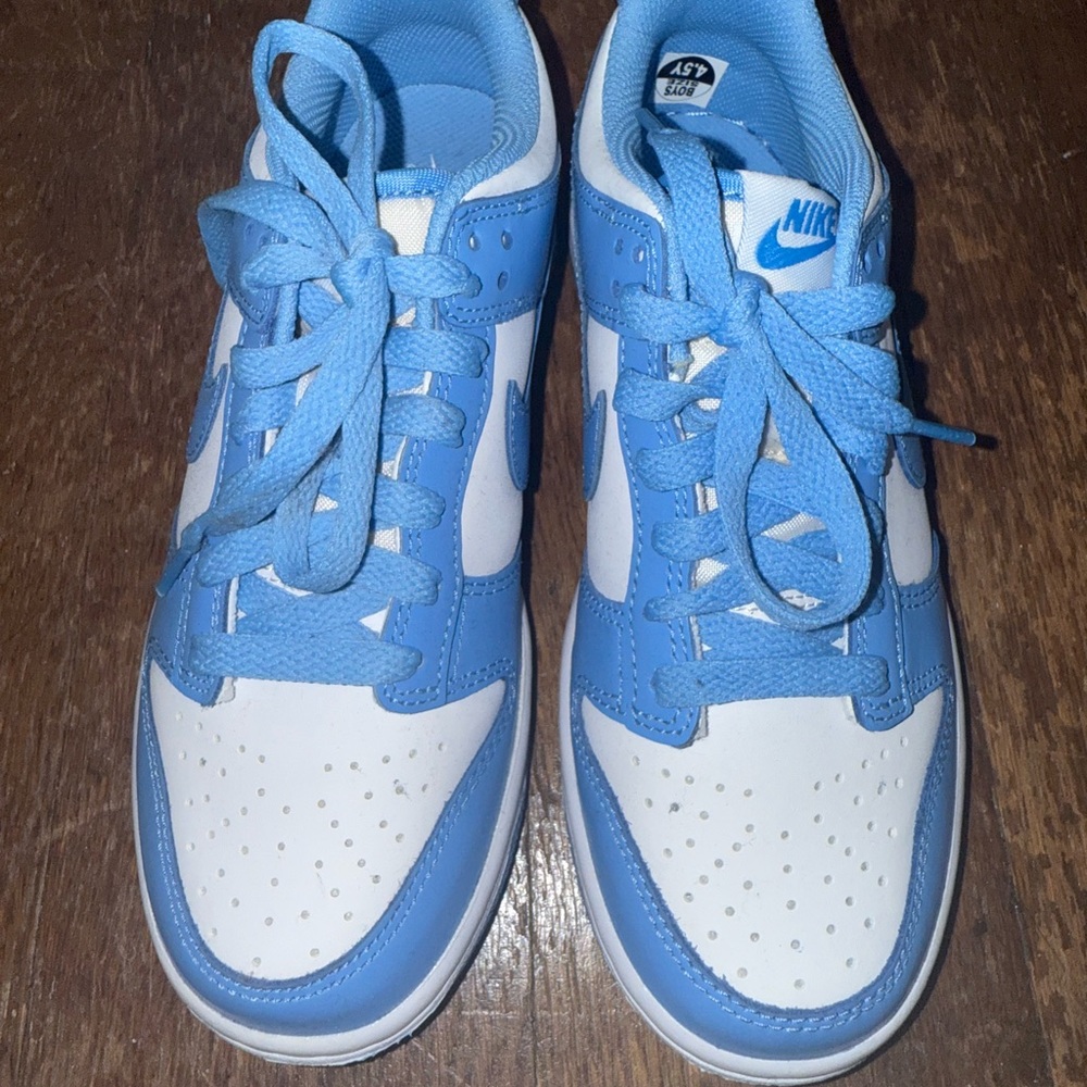 Nike Sky Blue and White Shoes